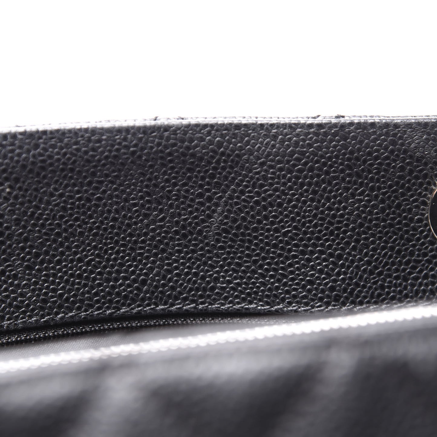 Caviar Quilted Grand Shopping Tote GST Black