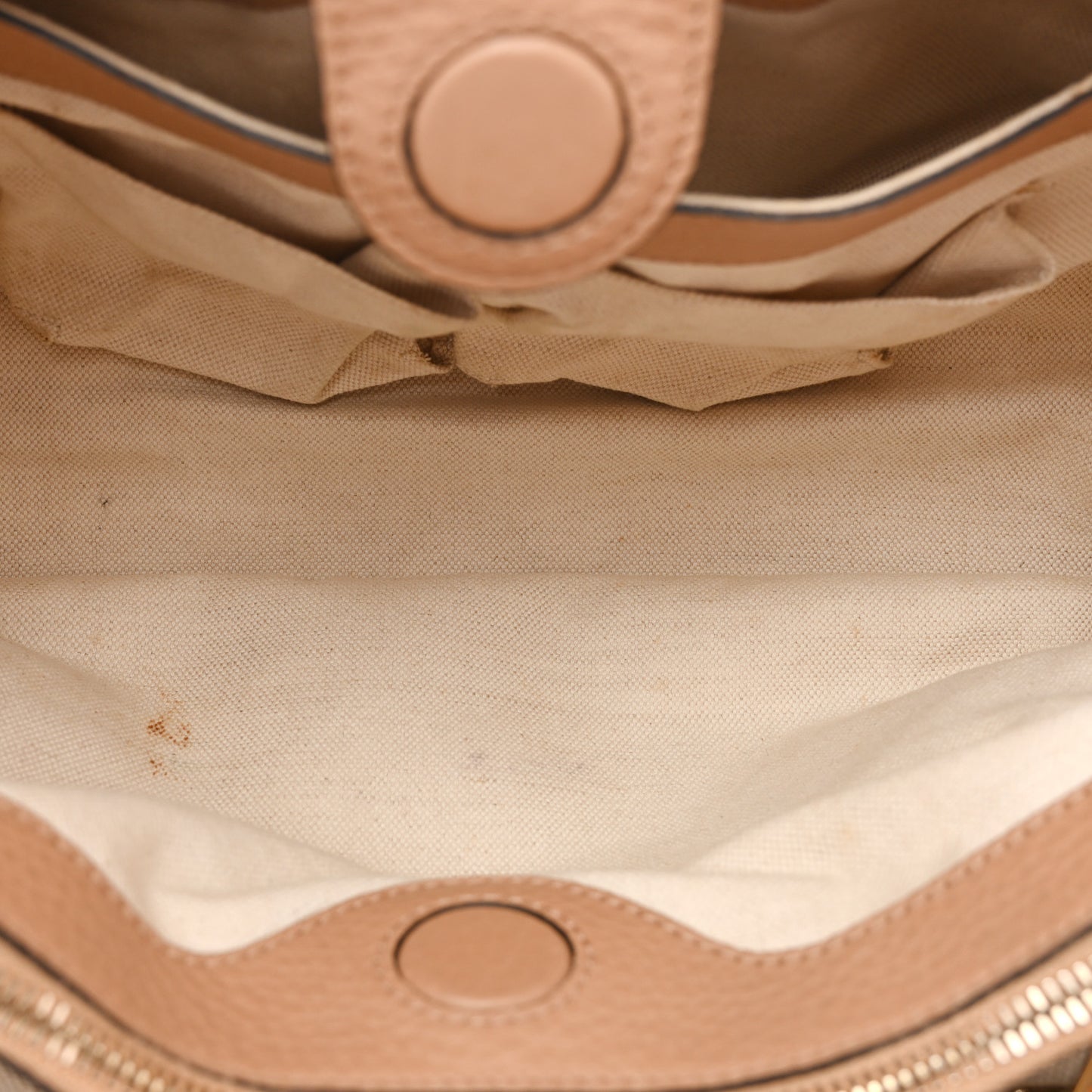 Pebbled Calfskin Medium Bamboo Shopper Tote Camelia
