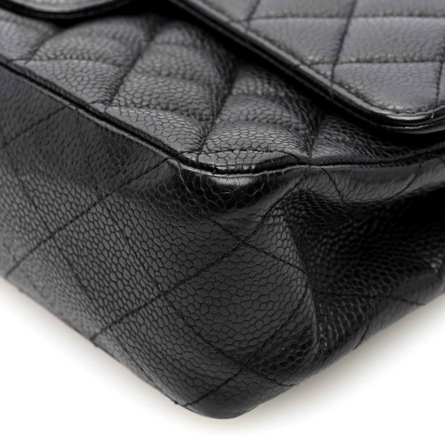 Chanel Caviar Quilted Medium Double Flap Black 10 of 10