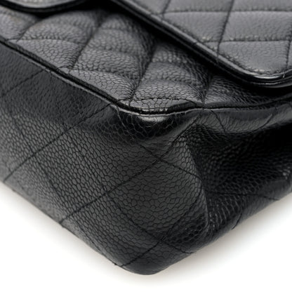 Chanel Caviar Quilted Medium Double Flap Black 10 of 10