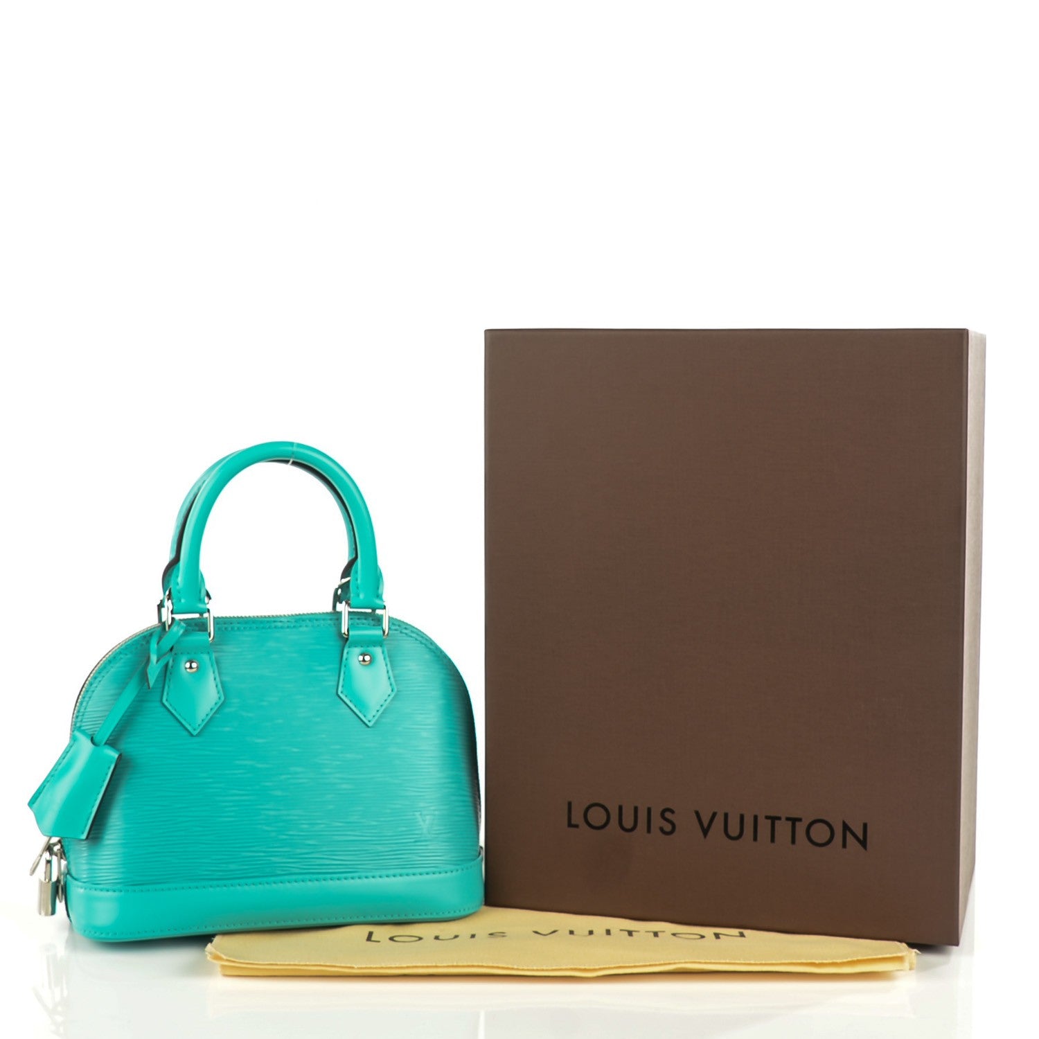 Louis Vuitton Epi Alma BB Turquoise 4 of 8