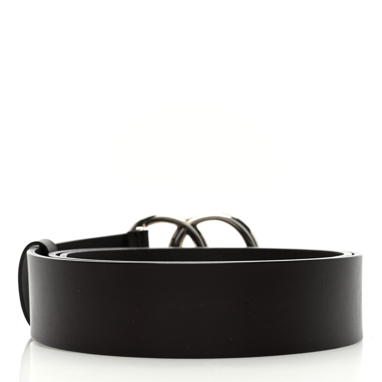 Smooth Calfskin Double G 40mm Belt 95 38 Dark Brown