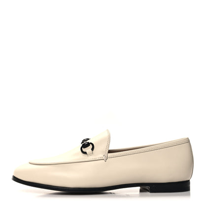 Gucci Malaga Kid Womens Jordaan Loafers 36.5 White 1 of 9