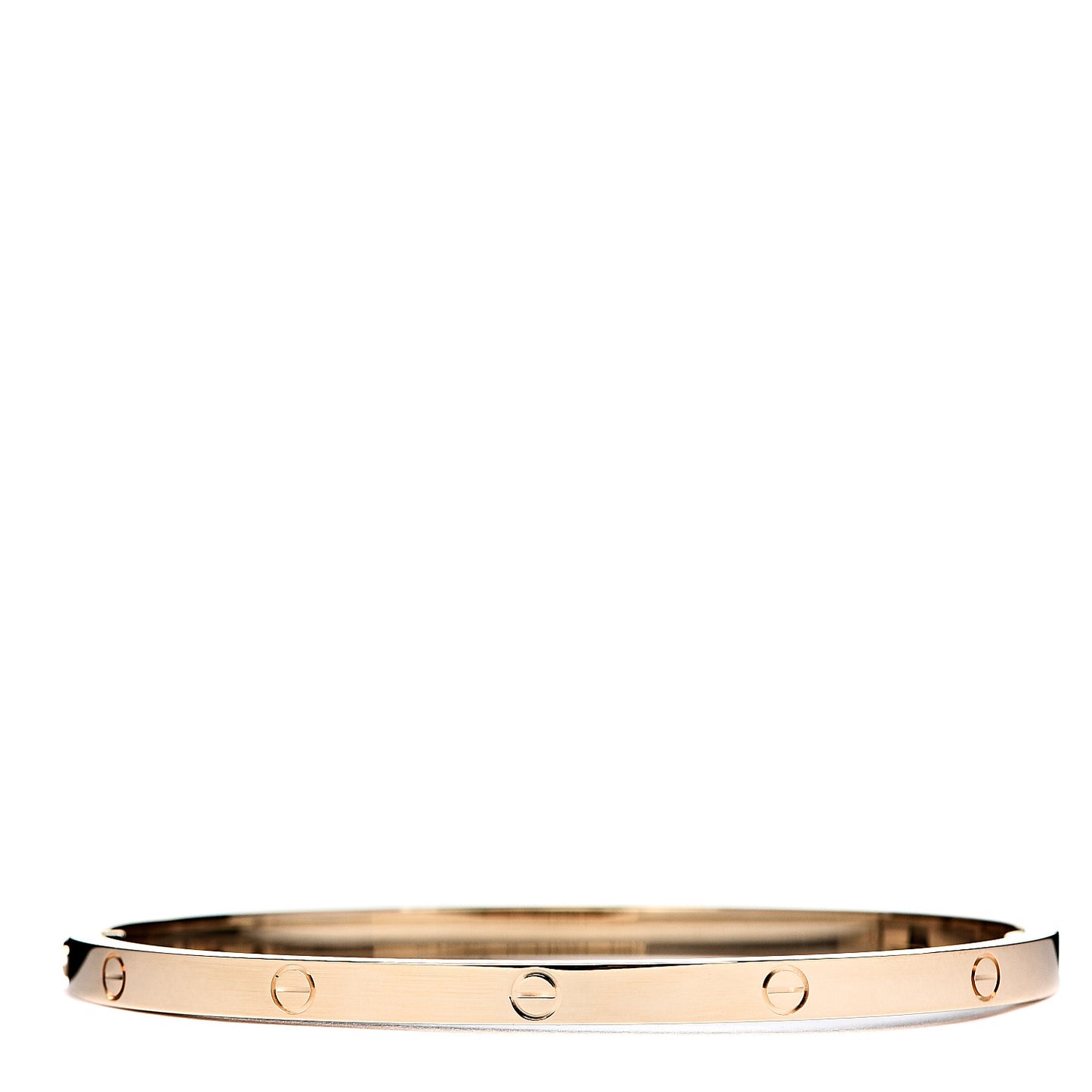 18K Yellow Gold Small LOVE Bracelet 17