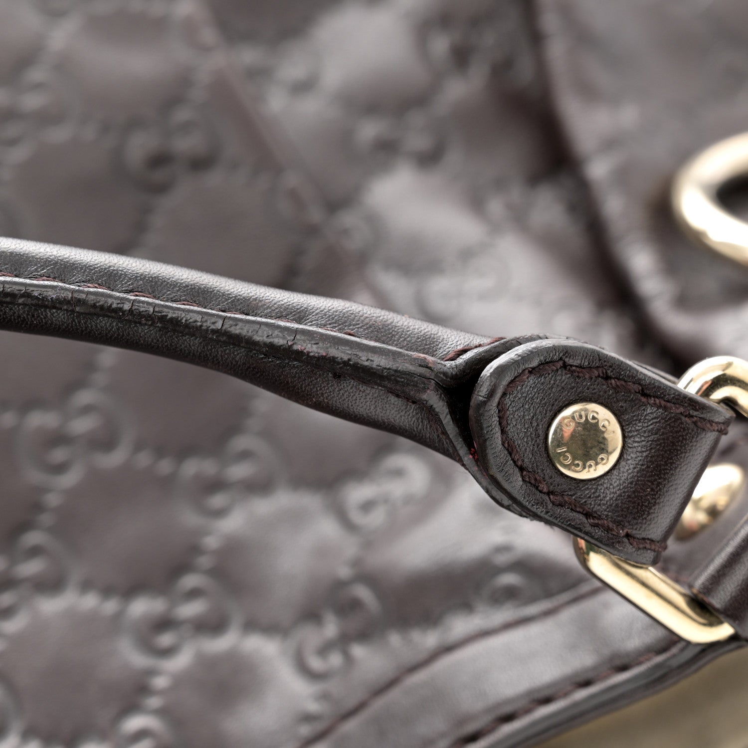 Gucci Guccissima Medium Sukey Tote Chocolate 11 of 20