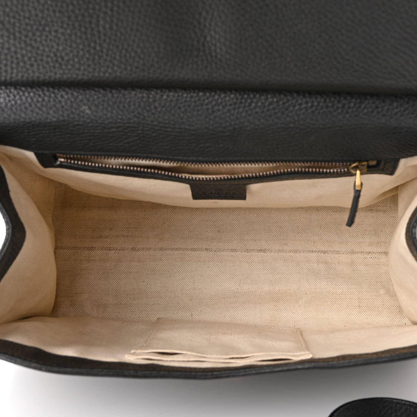 Calfskin Small GG Marmont Top Handle Bag Black