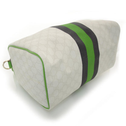 Gucci GG Plus Monogram Web Stripe Medium Joy Boston Green 4 of 8