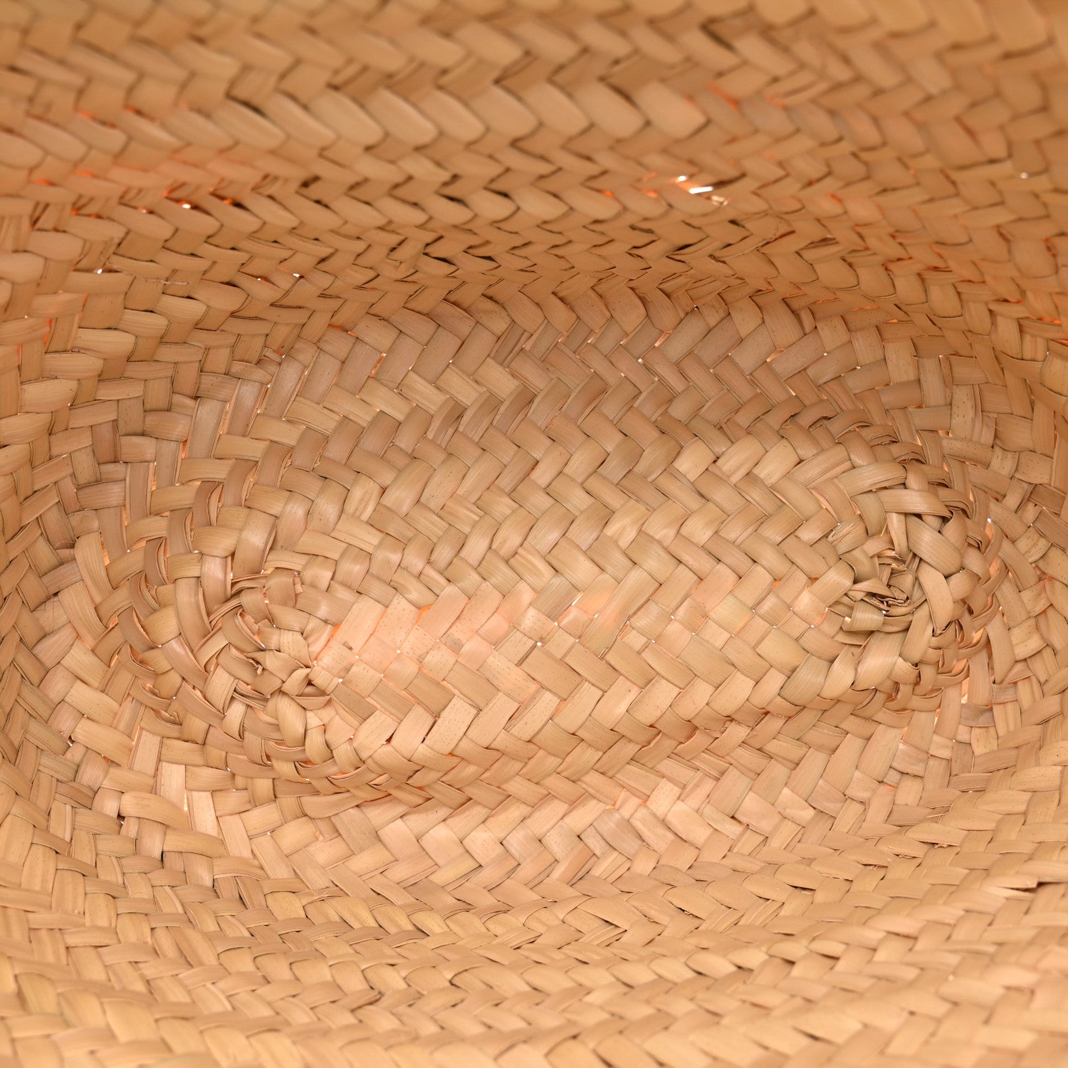 Celine Palm Leaf Calfskin Triomphe Teen Panier Tan 5 of 9