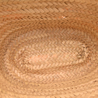 Celine Palm Leaf Calfskin Triomphe Teen Panier Tan 5 of 9