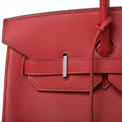 Hermes Epsom Birkin 35 Rouge Garance 11 of 14