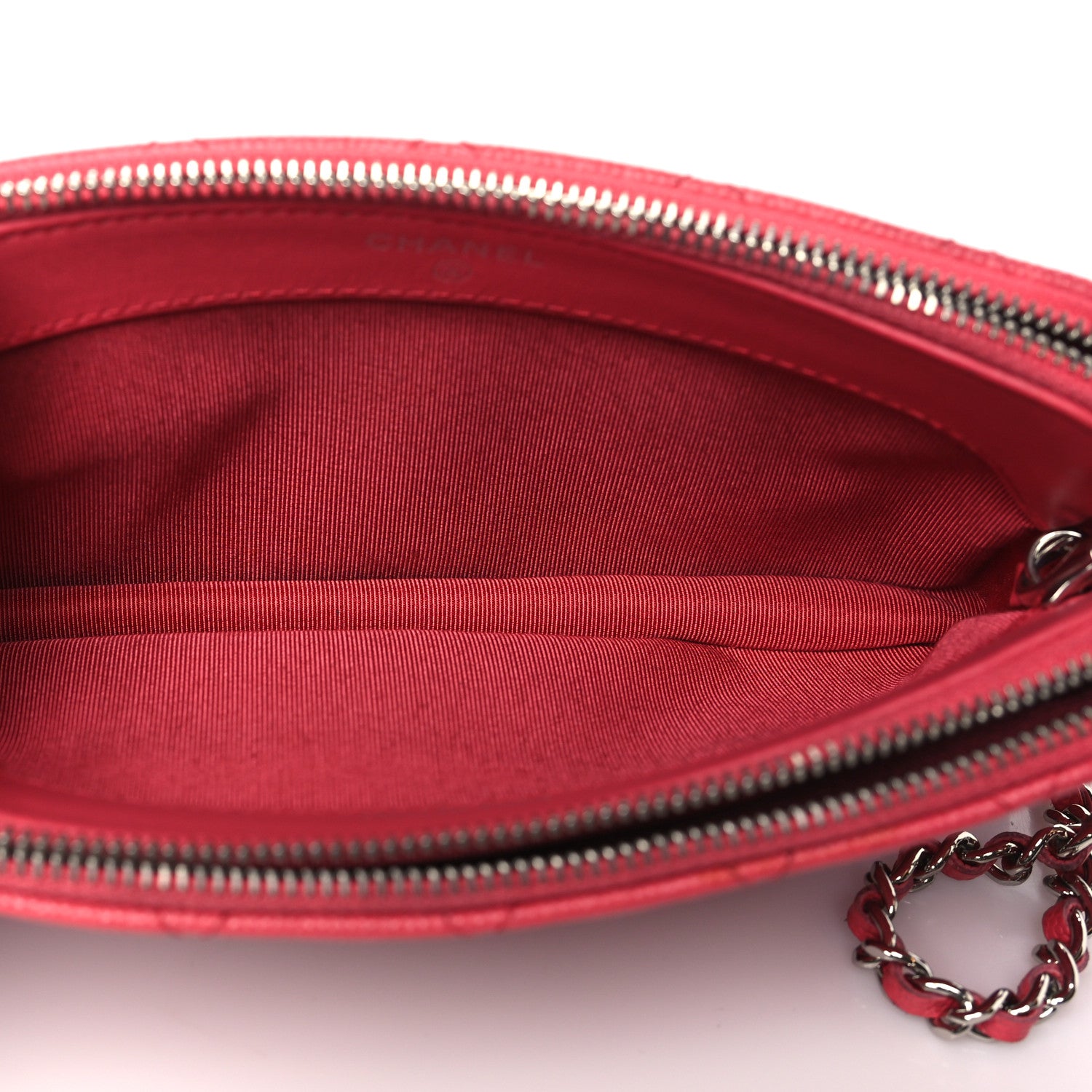 Chanel Caviar Quilted Small Clutch With Chain Pink 5 of 11