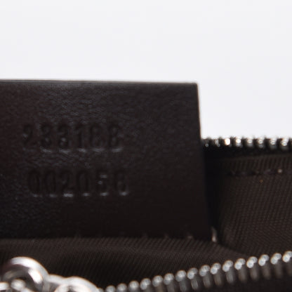 Gucci GG Supreme Monogram Selleria Key Case Beige Ebony Cocoa 7 of 7