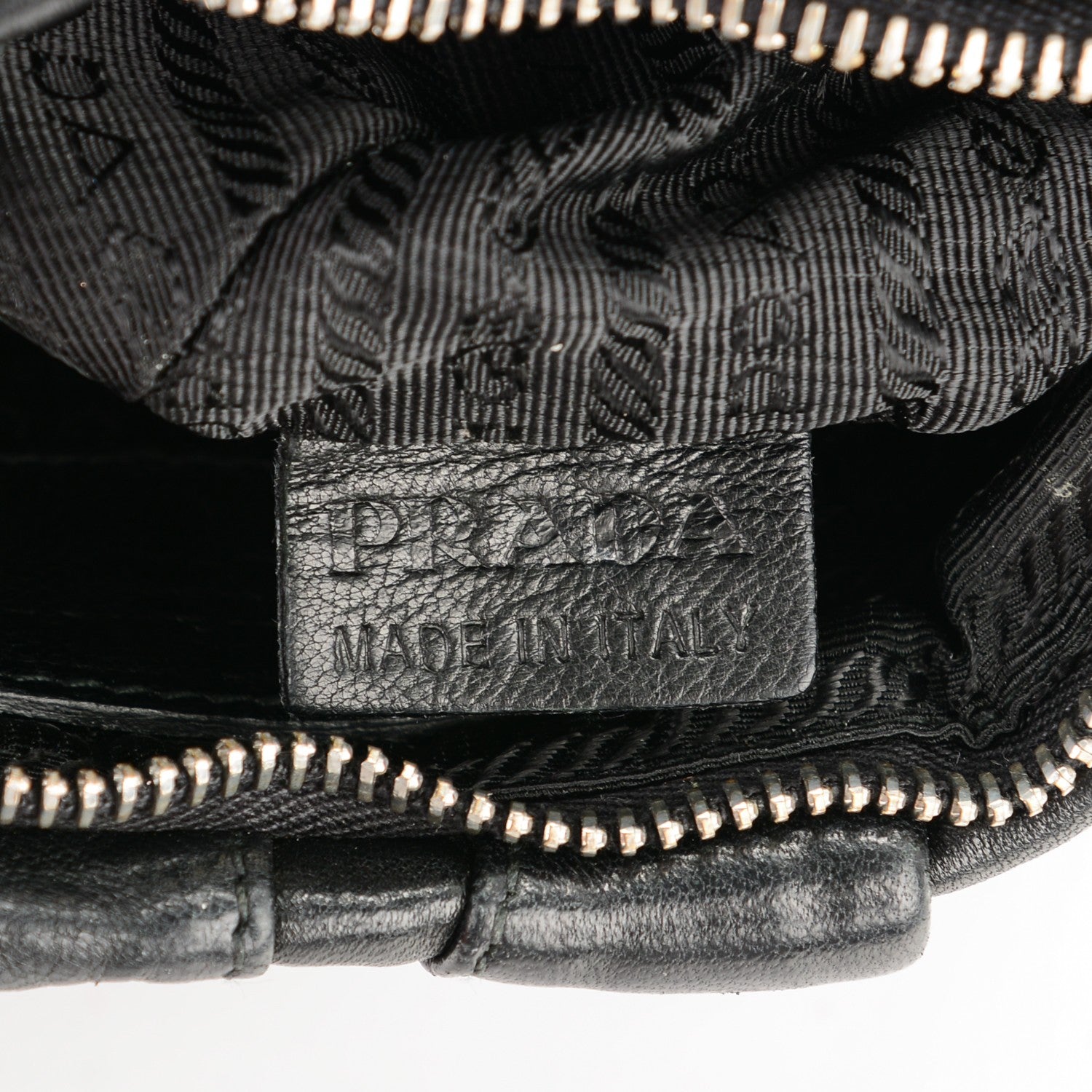 Prada Nappa Mordore Wristlet Clutch Nero Black 7 of 8