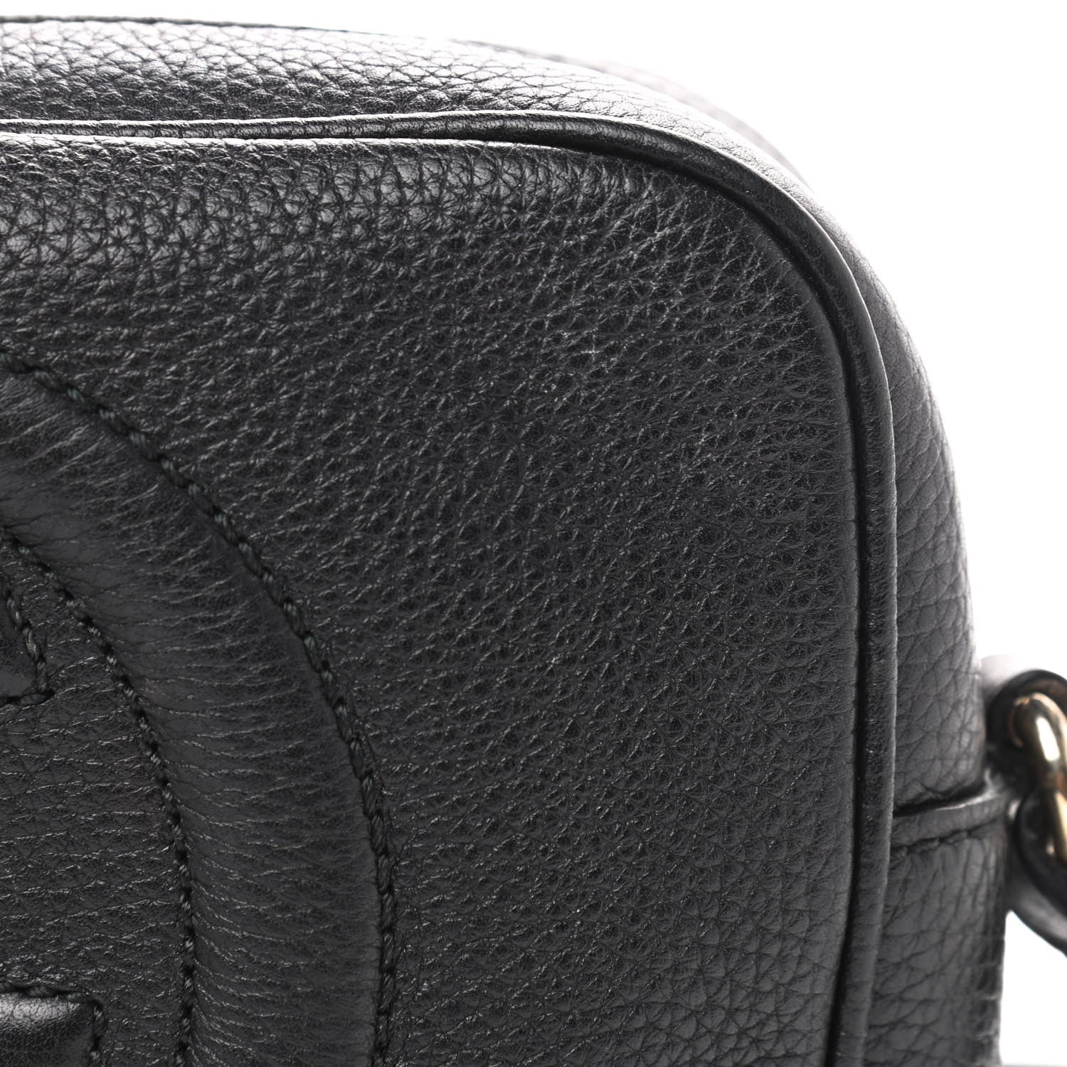 Gucci Pebbled Calfskin Small Soho Disco Bag Black 12 of 17