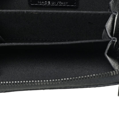 Chanel Lambskin Quilted Zip Coin Purse So Black 11 of 15