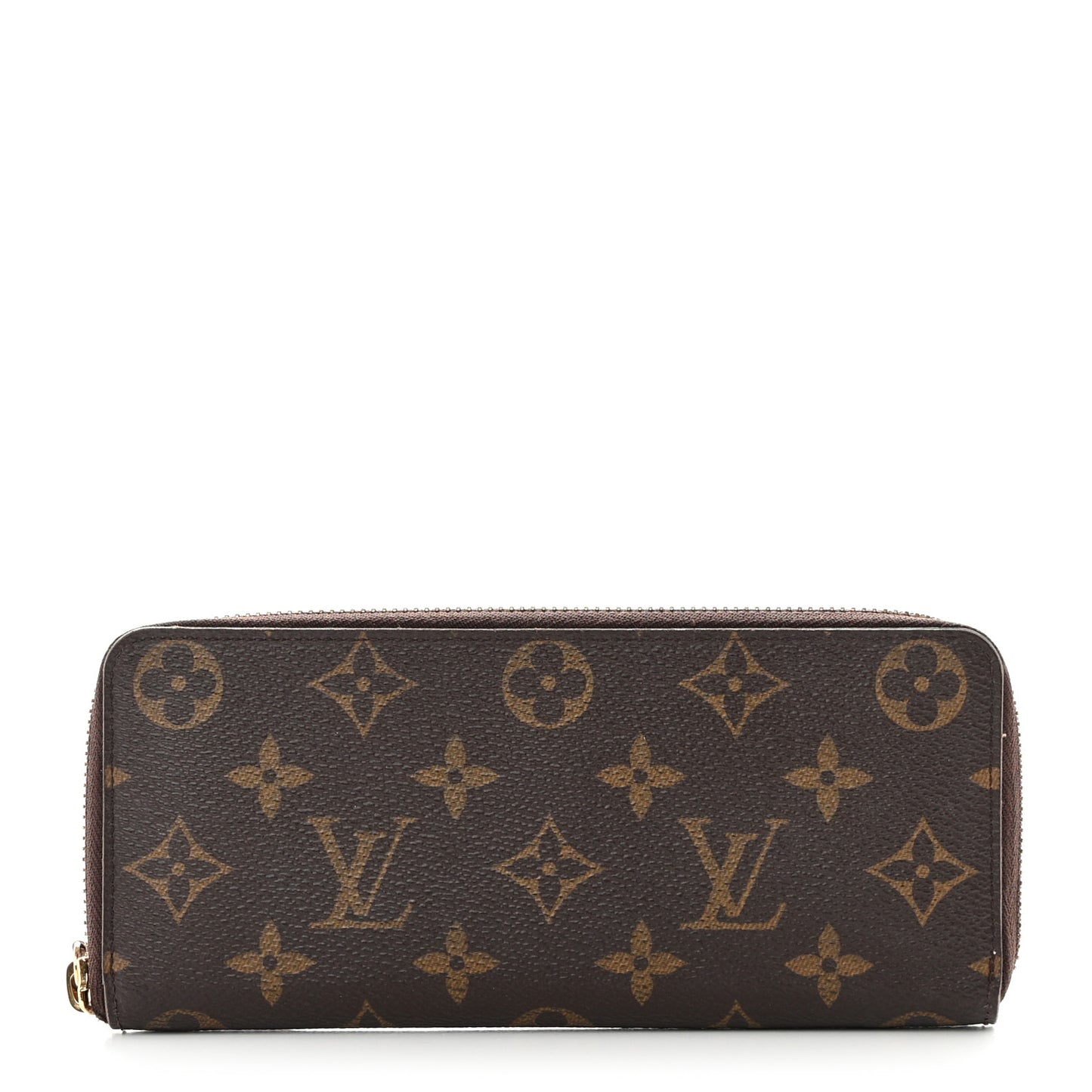 Monogram Clemence Wallet Rose Ballerine