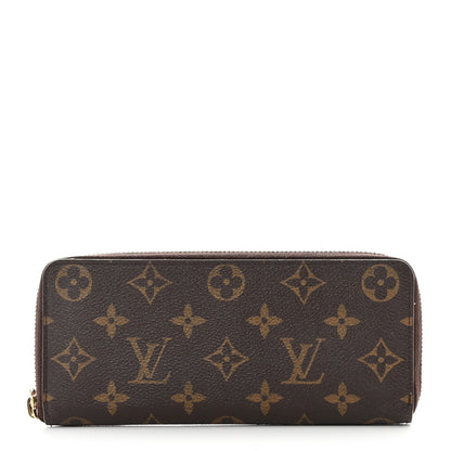 Louis Vuitton Monogram Clemence Wallet Rose Ballerine 1 of 7