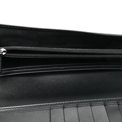 Gucci Guccissima Avel Continental Flap Wallet Black 6 of 9