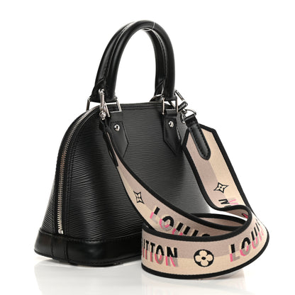 Louis Vuitton Epi Jacquard Alma BB Black 3 of 10