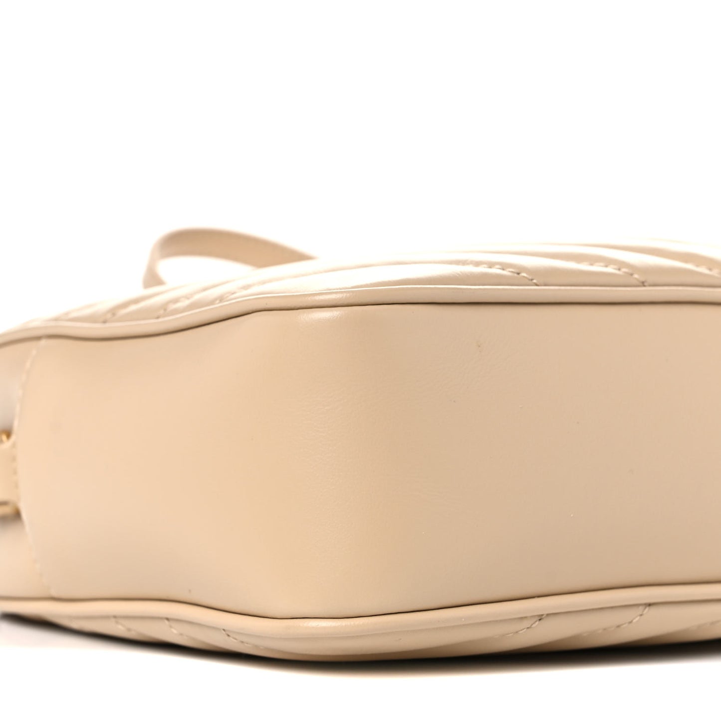 Calfskin Matelasse Monogram Lou Camera Bag Dark Beige