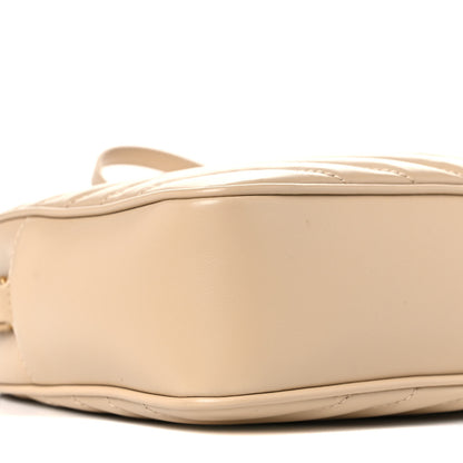 Saint Laurent Calfskin Matelasse Monogram Lou Camera Bag Dark Beige 8 of 10