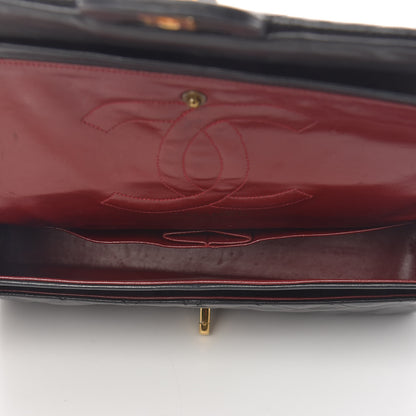 Chanel Lambskin Quilted Medium Double Flap Black 5 of 20