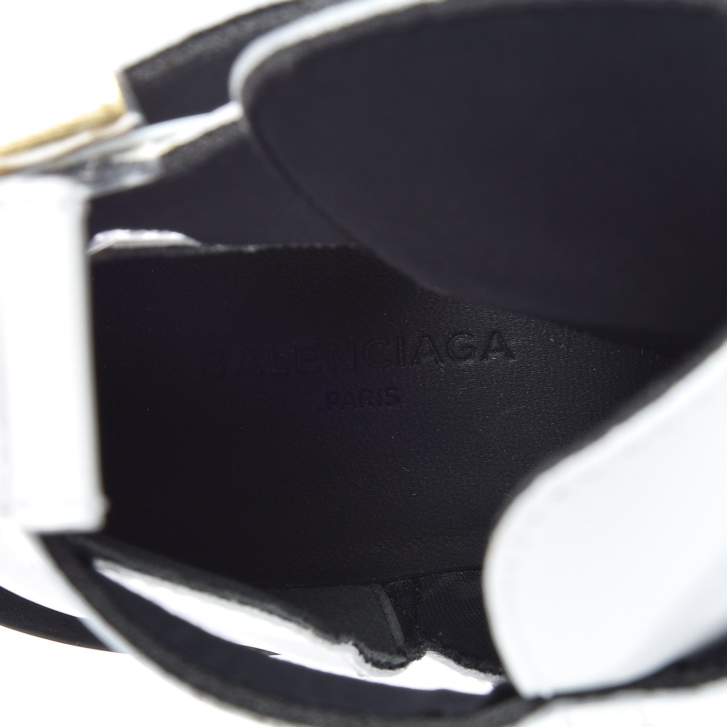 Balenciaga Brushed Calfskin Ceinture Ankle Boots 36 White 8 of 13