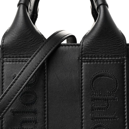 Chloe Calfskin Small Woody Tote Black 8 of 11