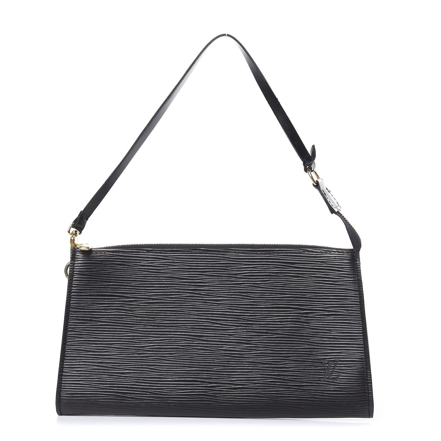 Louis Vuitton Epi Pochette Accessories 24 Black 1 of 11