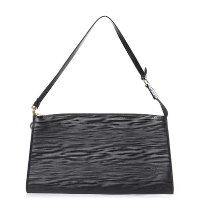 Louis Vuitton Epi Pochette Accessories 24 Black 1 of 11