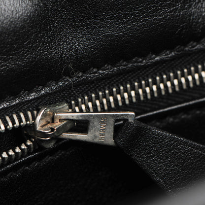 Hermes Swift Veau Doblis Mini Sac Berline 21 Black Bleu Ocean 2 of 12