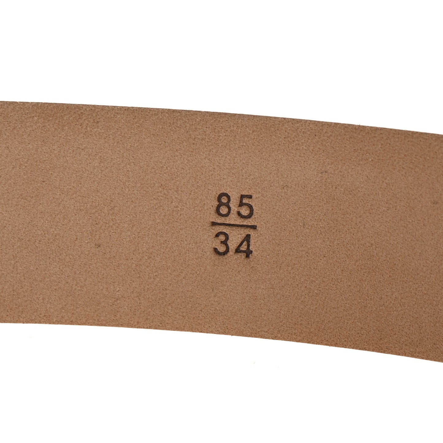 Metallic Calfskin Baguette Crystal CC Belt 85 34 Gold