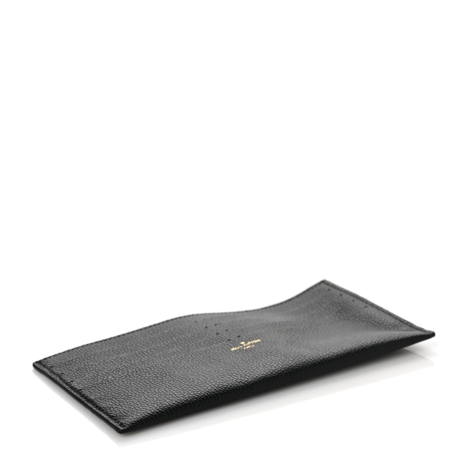 Louis Vuitton Calfskin Felicie Chain Wallet Card Holder Insert Black 4 of 6