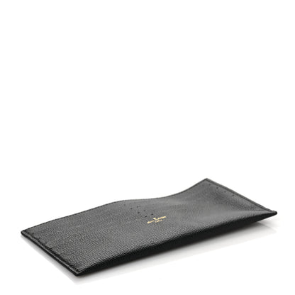 Louis Vuitton Calfskin Felicie Chain Wallet Card Holder Insert Black 4 of 6