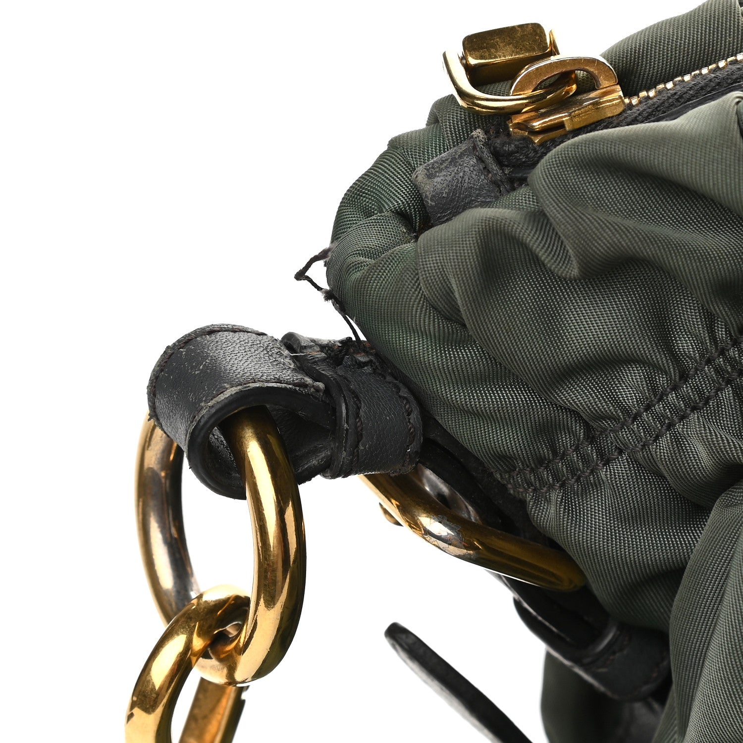 Prada Tessuto Nylon Gaufre Tote Fumo 11 of 11