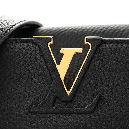 Louis Vuitton Taurillon Capucines BB Black 8 of 12