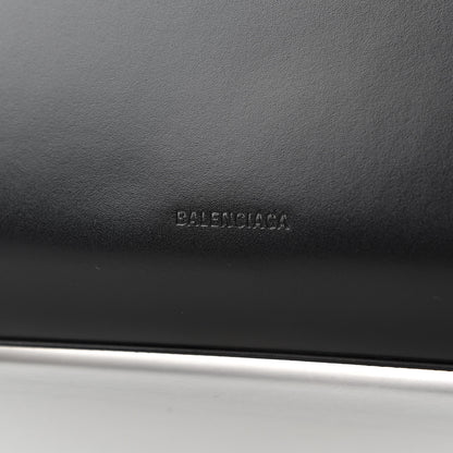 Balenciaga Shiny Box Calfskin Large Ghost Shoulder Bag Black 10 of 10