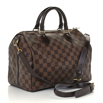 Louis Vuitton Damier Ebene Speedy Bandouliere 30 3 of 10
