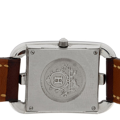 Hermes Stainless Steel Barenia 23mm Cape Cod Quartz Watch Fauve 4 of 4