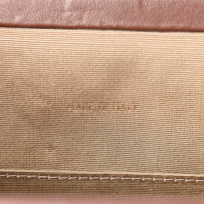 Chanel Linen Frame Shoulder Bag Beige 7 of 14