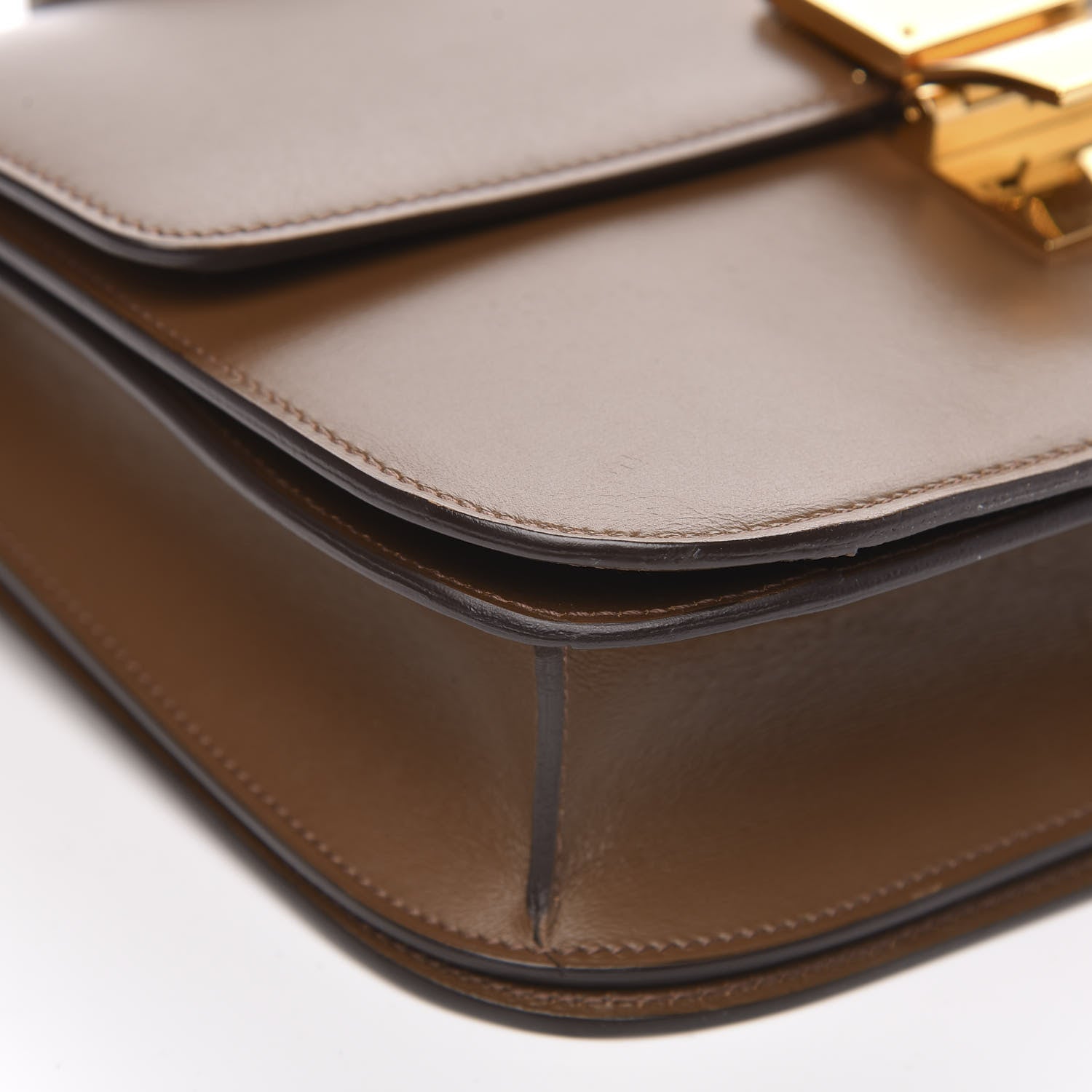 Celine Box Calfskin Medium Classic Box Flap Bag Camel 8 of 11
