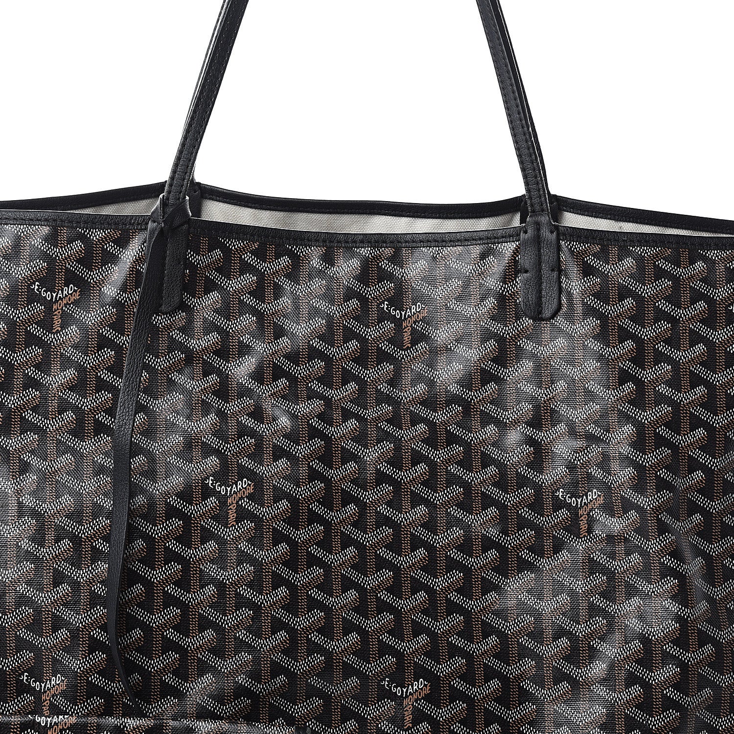 Goyard Goyardine Saint Louis GM Black 6 of 8