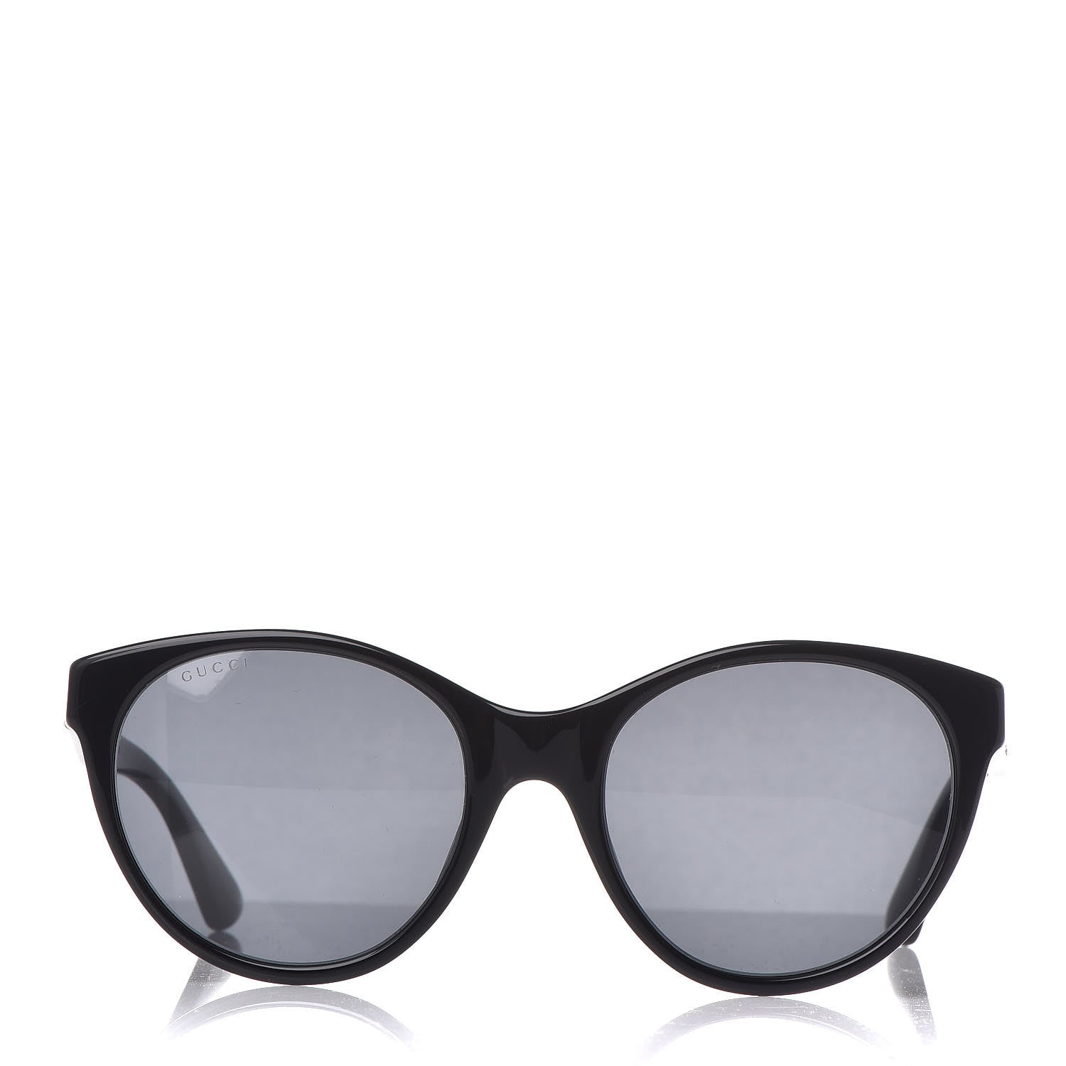 Gucci Round Frame Crystal Sunglasses GG 0419S Black 2 of 8