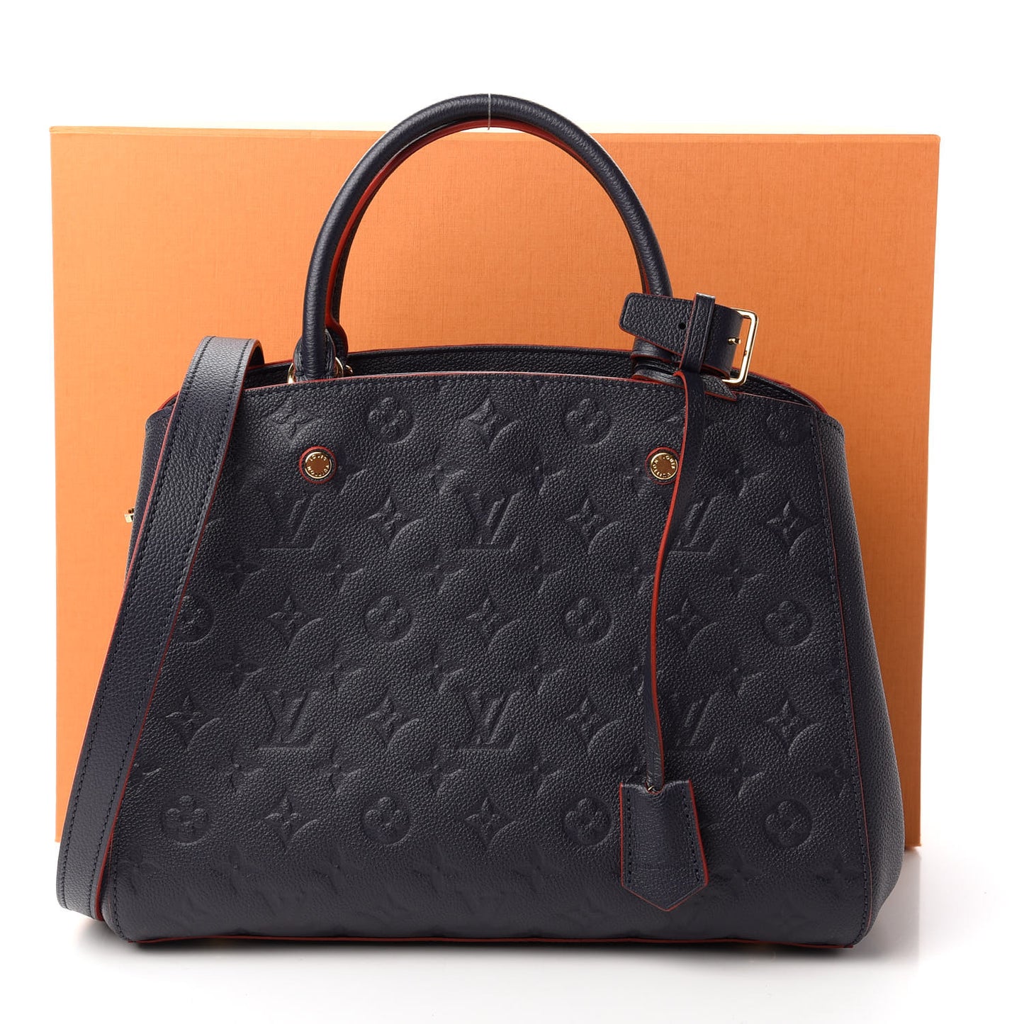 Empreinte Montaigne MM Marine Rouge