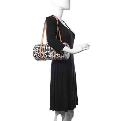 Louis Vuitton Monogram Kusama Pumpkin Dots Papillon 30 White 2 of 9
