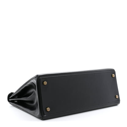 Hermes Box Kelly Retourne 32 Black 4 of 10
