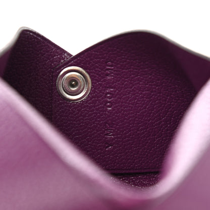 Hermes Chevre Mysore Calvi Card Case Anemone 7 of 7