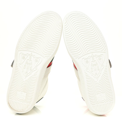 Gucci Calfskin Ayers Web Mens Dionysus High Top Sneakers 7 White 6 of 14