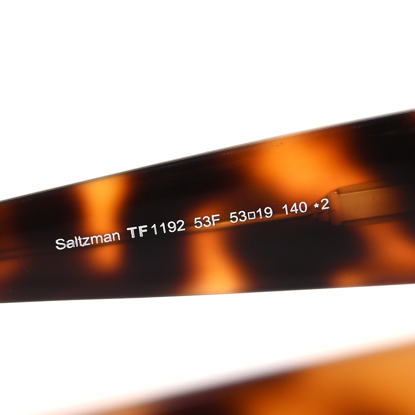 Acetate Saltzman Sunglasses TF1192 Tortoise