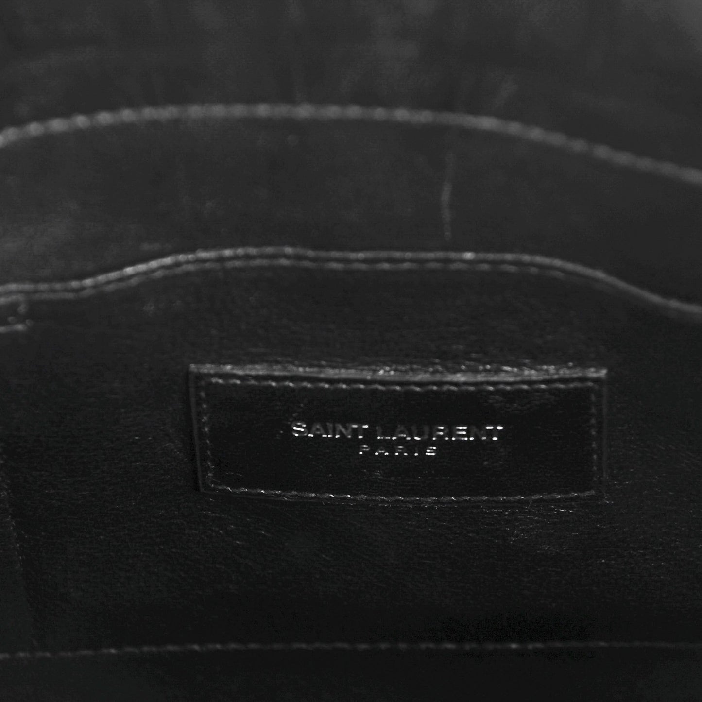 Calfskin Crocodile Embossed Baby Sac De Jour Black
